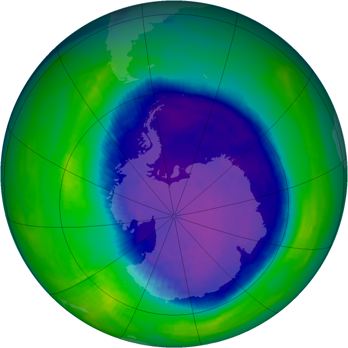Ozone Map 1994-09-21